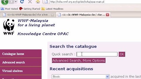 KOHA Tutorial (Basic search & Request)
