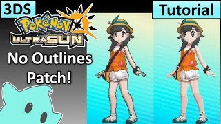 How to Install No Outlines Patch - Pokemon Ultra Sun & Ultra Moon - Luma CFW Only