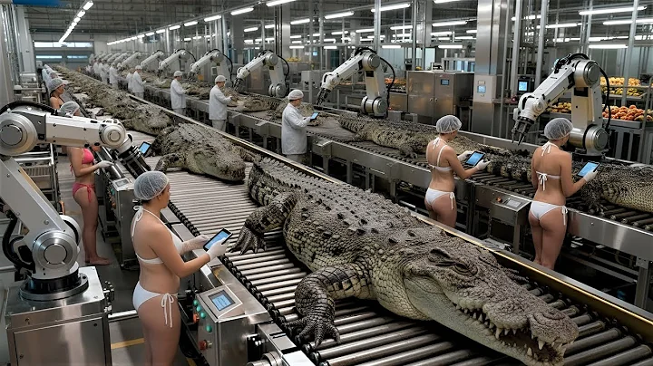 Inside the Crocodile Leather Factory From Farm to Luxury Item Full Process