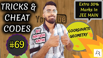 JEE MAIN 2018 MATHEMATICS🔥|| Coordinate Geometry|| Legendary Techniques||Tricks & Cheat Codes #69
