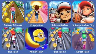 Subway Princess, Kooply Run, Subway Surfers, Subway Surfers City, Bus Rush, Minion Rush, Street Rush screenshot 4