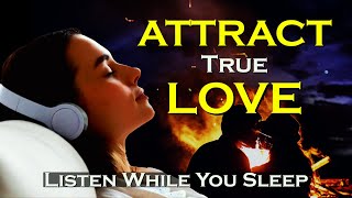 Attract True LOVE ~ While You SLEEP ~ SLEEP MEDITATION 