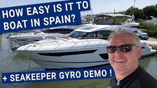 видео: Насколько легко управлять лодкой в Испании? плюс демонстрация Seakeeper Gyro! картинка: Насколько легко управлять лодкой в Испании? плюс демонстрация Seakeeper Gyro!