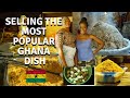 A DAY IN THE LIFE OF SELLING POPULAR AFRICAN STREET FOOD | GHANA WAAKYE RECIPE| AFRICAN FOOD RECIPES