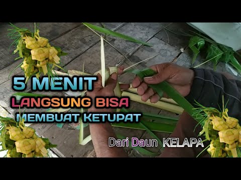  Cara  Membuat  Ketupat dari  Daun  Kelapa KETUPAT LEBARAN 