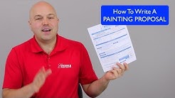 How To Write A Painting Proposal? 