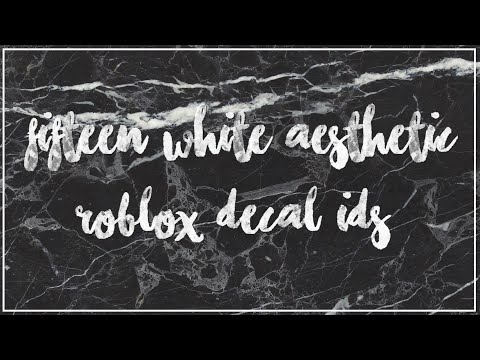 15 White Aesthetic Roblox Id S Youtube - aesthetic white art roblox