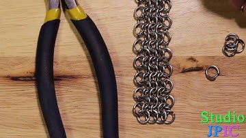 How to weave a 4-in-1 chain maille pattern