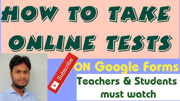 How To Take Online Test On Google  Forms // teachers & students must watch   // @HISTORYONLINE