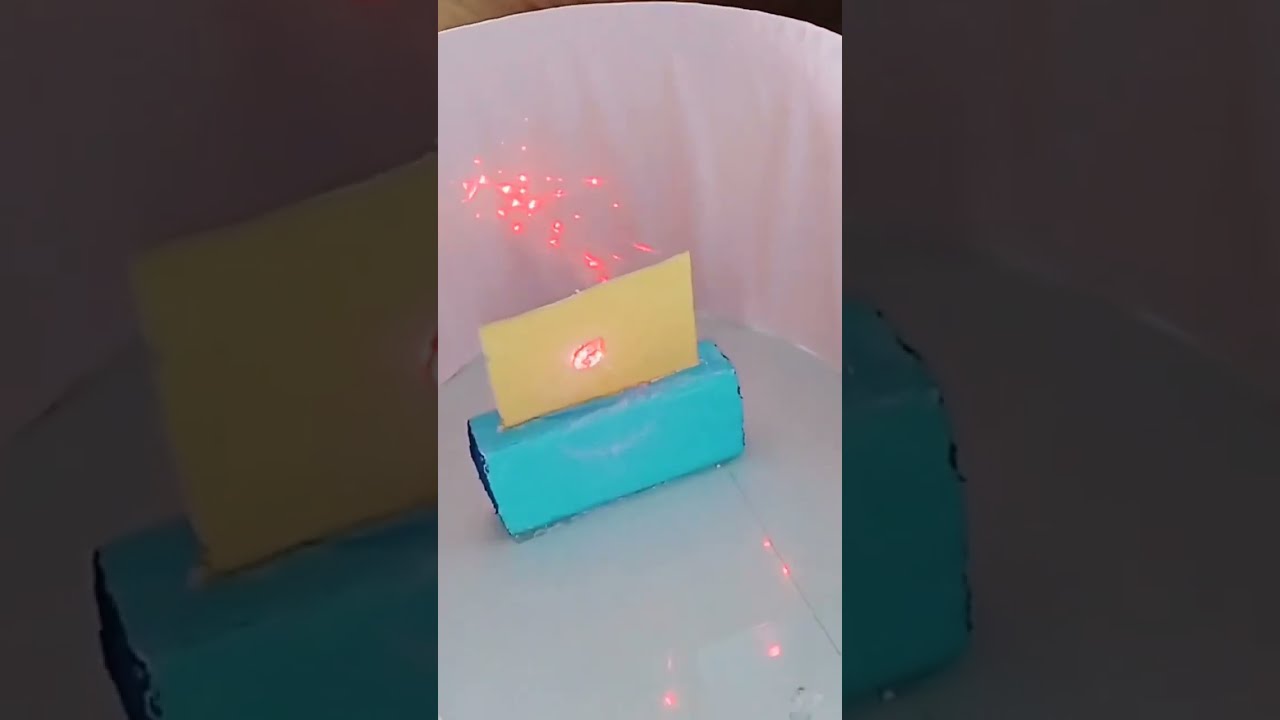 Rutherford Atomic Theory Simple Model With Laser Light