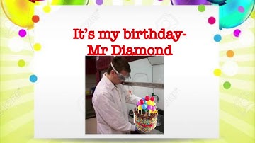 Mr Diamonds Birthday Bash Invitation!!!