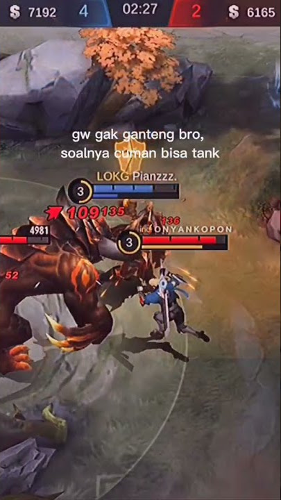 Cuma Bisa Tank || MOBILE LEGENDS Story Wa #shorts