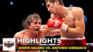 🔴Edwin Valero vs Antonio Demarco Highlights 👊 El ultimo combate del Inca Valero 💀