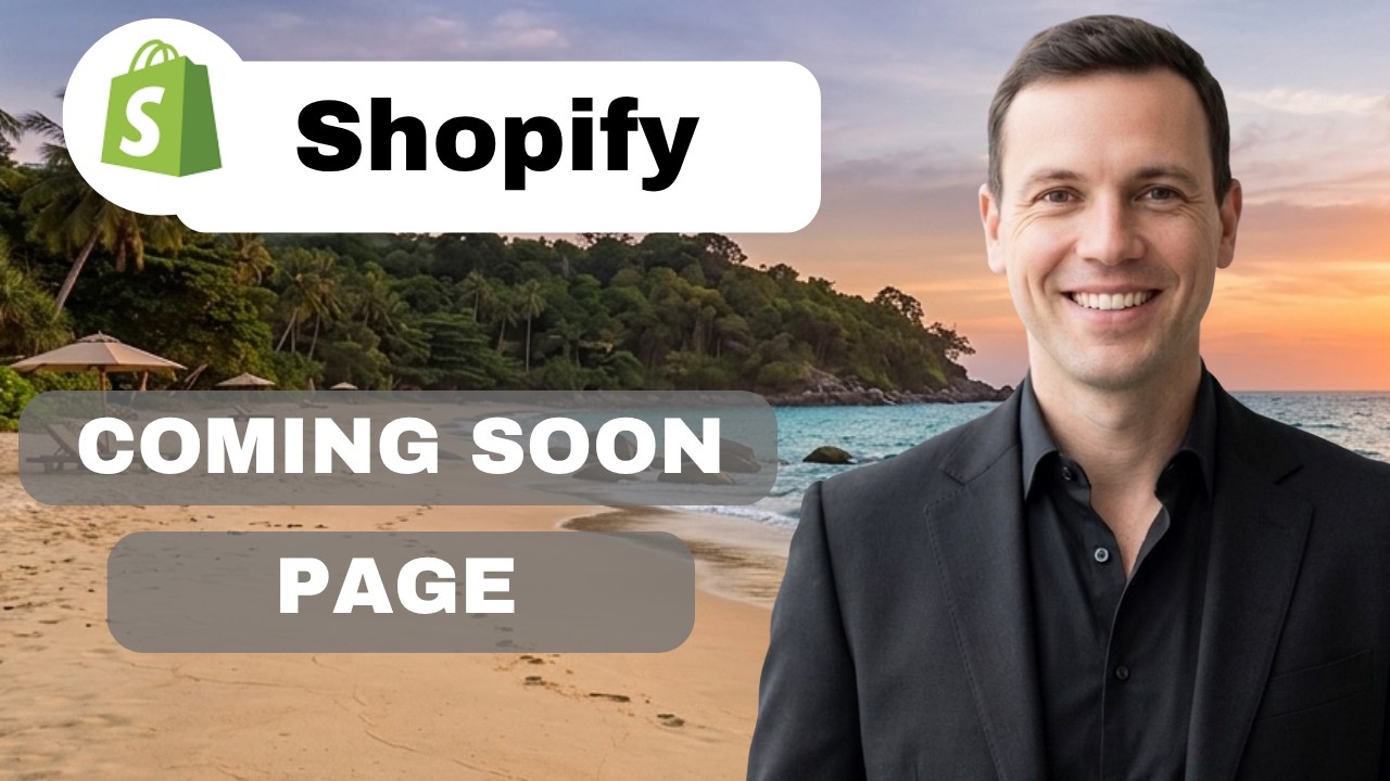 How To Create Coming Soon Page in Shopify Store (full guide 2026) - YouTube