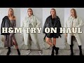 H&M HAUL + TRY ON | New in H&M October 2020 | Is my leather jacket too big?! Comfy, cosy clothes