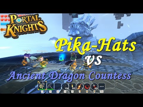 Ancient Dragon Countess Boss Fight! - Portal Knights Hard Mode Boss - Version 1.4.4