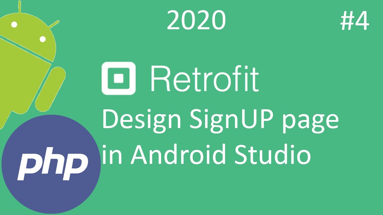 Retrofit Tutorial Part 4 – Registration form | Signup design - Android ...