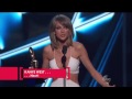 Taylor Swift winning 2015 Billboard award