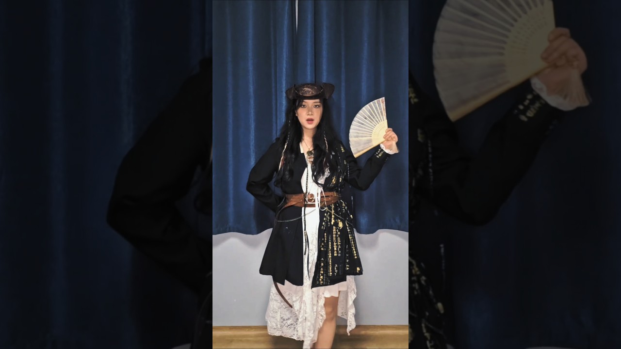 한국해적 등장! 🇰🇷 한복과 해적 조합❤️My name is Jack sparrow 🏴☠️