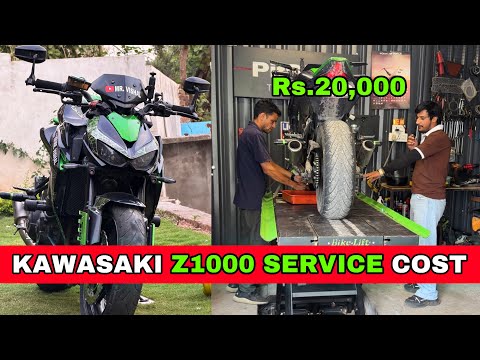 Kawasaki Z1000 Service Cost 💵 || Jammu || Mr vishal