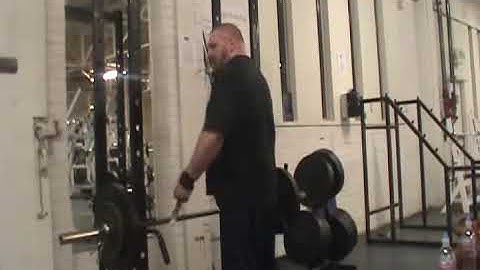 225lb barbell CHEAT curls (reverse clean, blah, blah, blah) OUT OF THE RACK!