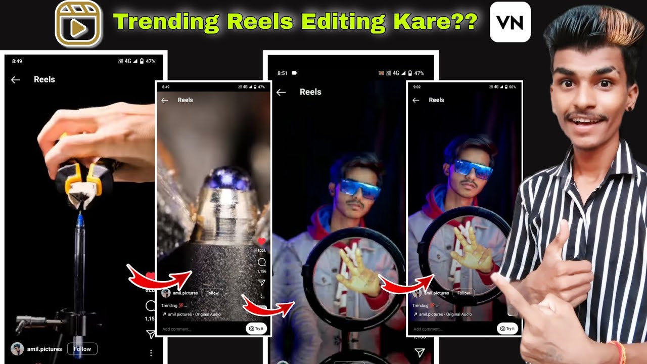 Ball Pen Reels Video Editing | Instagram Reels Pen Wali Video Editing | Amil.pictures Reels Editing