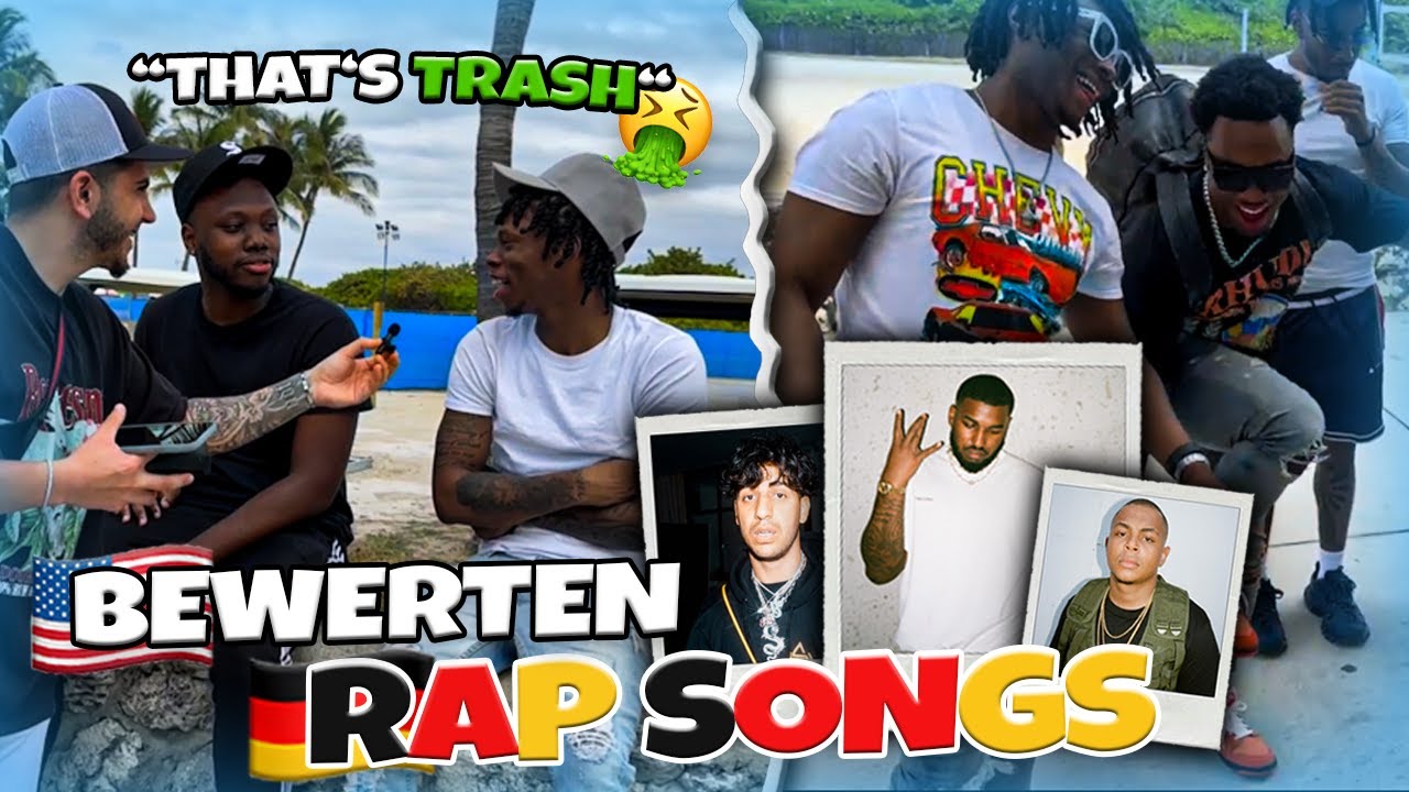 AMERIKANER bewerten DEUTSCHE RAP SONGS! 🤩 (Luciano, Ufo361, Reezy etc.) 👀 | Thype