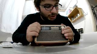 Loci D29 Retro Ahşap Fm Radyo Saat Usb Sd Bluetooth Hoparlör