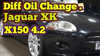 How to do Differential Oil Change - Jaguar XK (X150) Another job done !