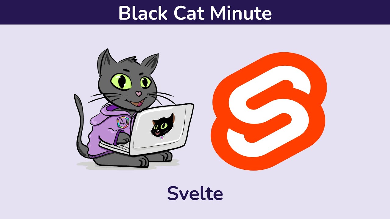 Svelte in a Black Cat Minute YouTube