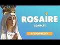 PRIÈRE PUISSANTE du ROSAIRE de la VIERGE MARIE [CHAPELET x4]