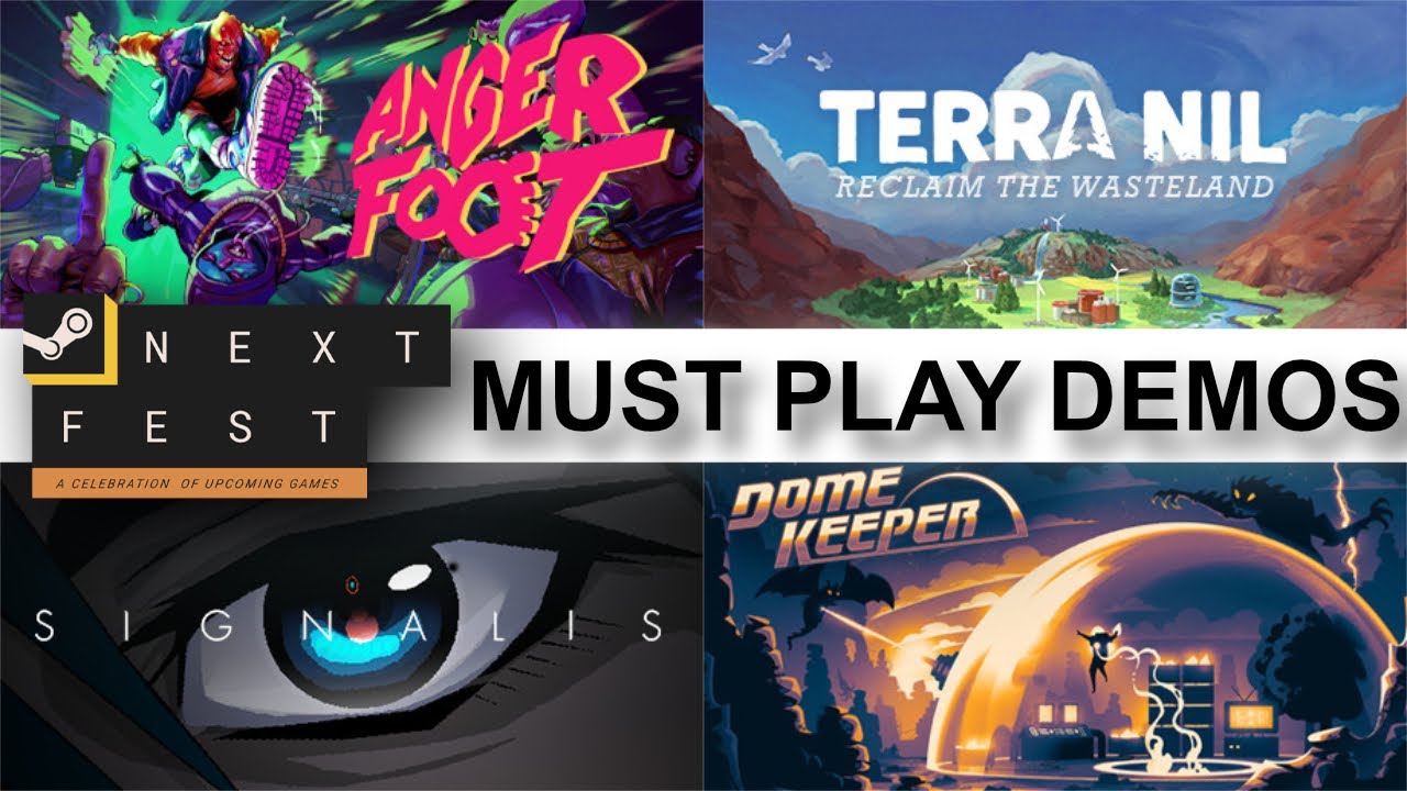 Steam Next Fest 2022 | 4 MUST PLAY DEMOS!!