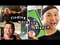 why I'm not on youtube & finding work-life balance