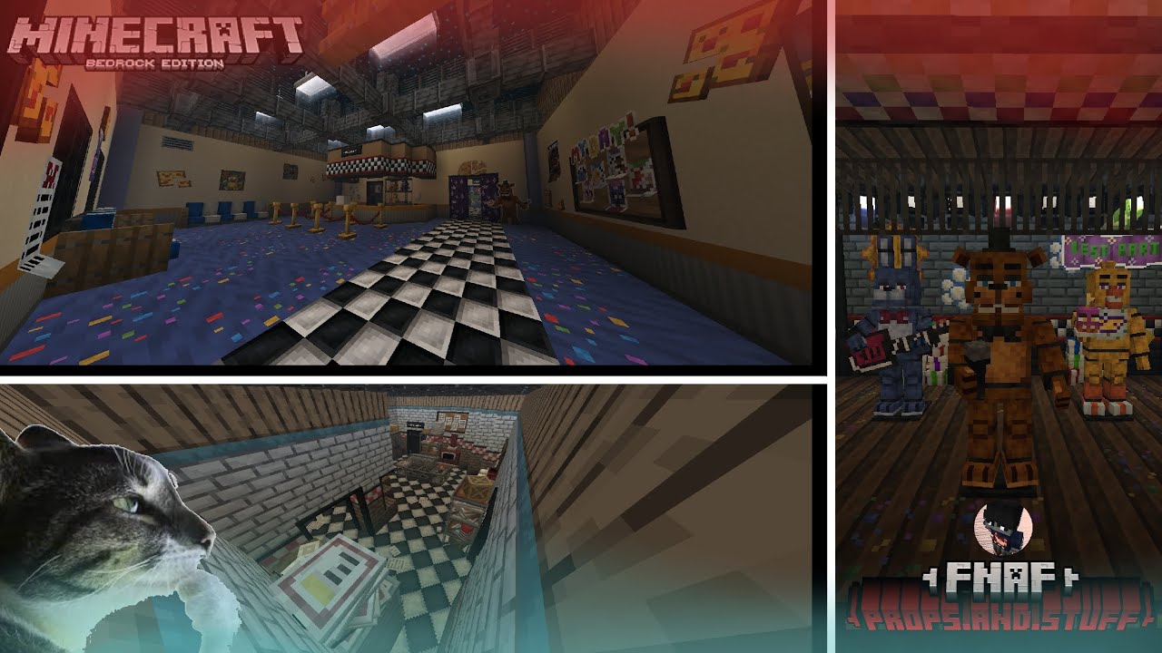 I Built My Own Custom FNaF 1 Map in Minecraft With This Addon! ( By ...