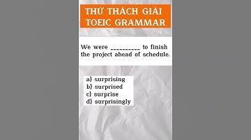 Giải TOEIC grammar #english #toeic #grammar