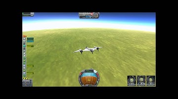 KSP Single Stage Spaceplane, orbit to land