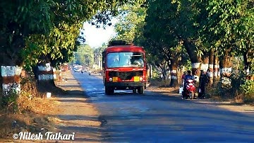 MSRTC BUSES IN KONKAN !!! STATE TRANSPORT (ST) BUSES : MAHARASHTRA, INDIA !!!