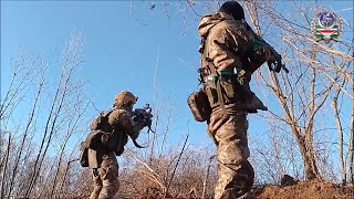 Чеченский батальон Шейха Мансура в боях за Бахмут. 13 марта 2023. Часть 2.