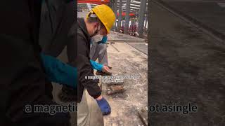 Magnetization experiment for shuttering magnet