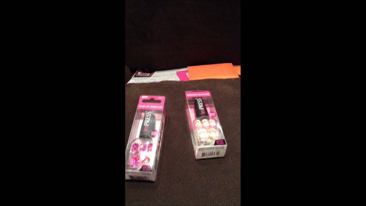 My review of glueing on IMPRESS Press on nails - YouTube