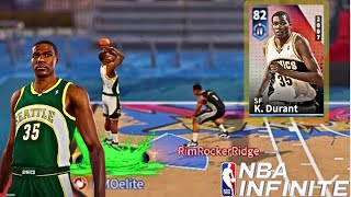 ROOKIE KEVIN DURANT DOMINATED NBA INFINITE(crazy ankle breakers and dunks!)