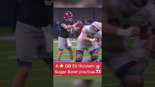 Eli Holstein was playing HS ball less than a month ago… Now he’s practicing w/ Alabama