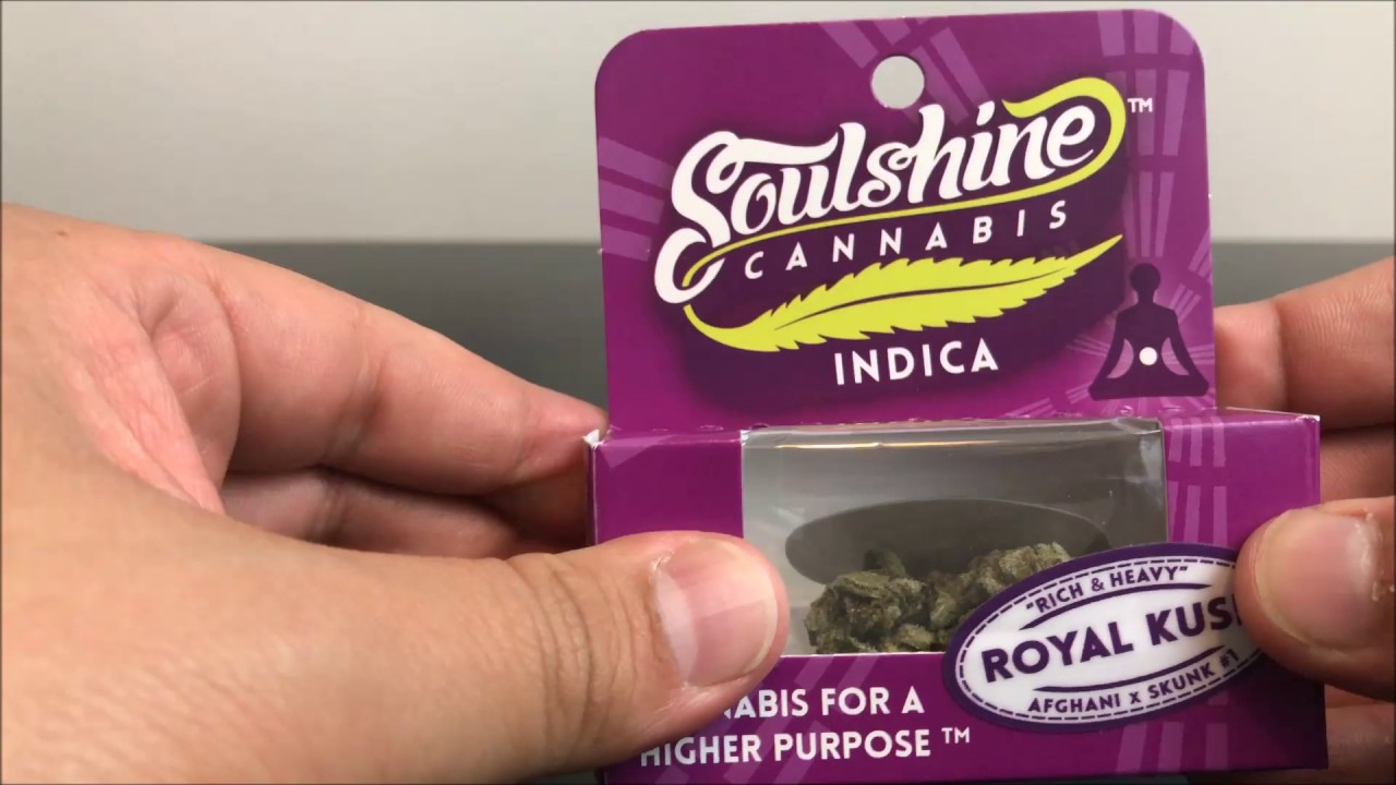 Recreational Cannabis Review of Royal Kush Flower By Soulshine Cannabis