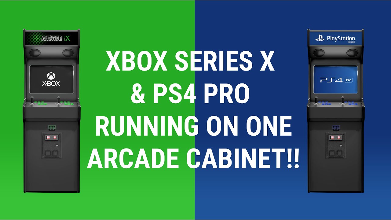 Custom Arcade Cabinet Running Xbox