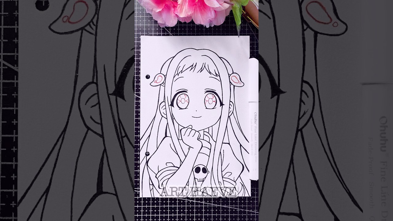 Inking Yashiro Nene Sketch✨ 