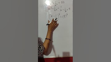#Algebraic Identities # if x²-1/x²=83.Find the value of x³-1/x³.|class 9th#mathsshorts