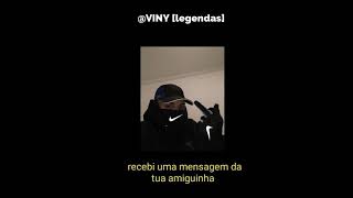 Video thumbnail of "RECEBI UMA MENSAGEM DA SUA AMIGUINHA 🎶 [legenda/video para status]"