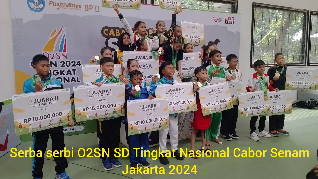 Serba Serbi O2SN SD Tingkat Nasional Cabor Senam, Jakarta 2024