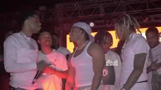 Gun pulled on stage moments before crowd panics at Lil Durks #Smurkchella