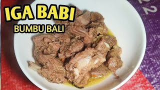 IGA BABI BUMBU BALI